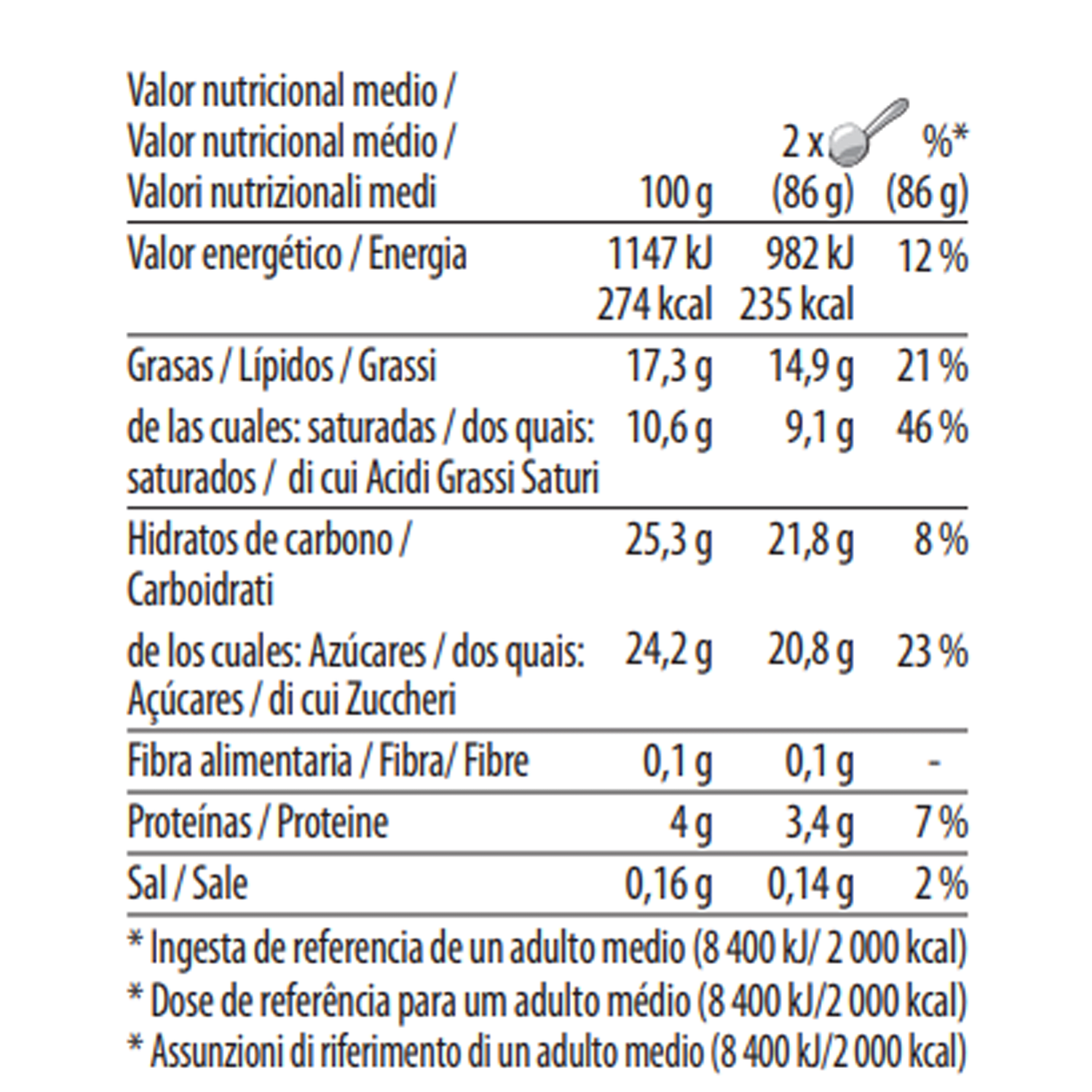 macadamia nut brittle pint nutrition